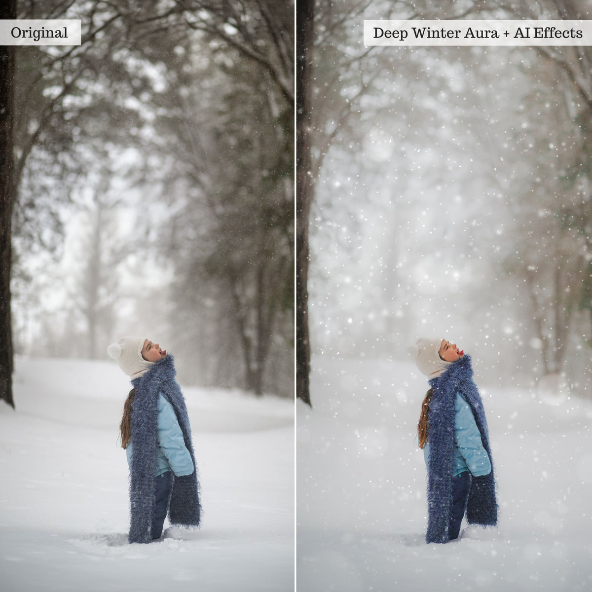 Snow Days Winter Lightroom Presets &amp; AI Tools – Desktop &amp; Mobile