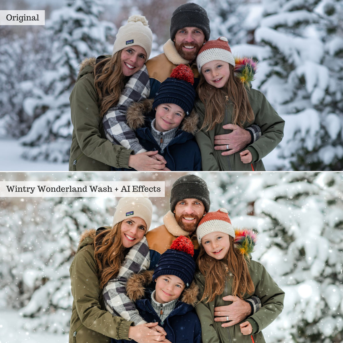 Snow Days Winter Lightroom Presets &amp; AI Tools – Desktop &amp; Mobile