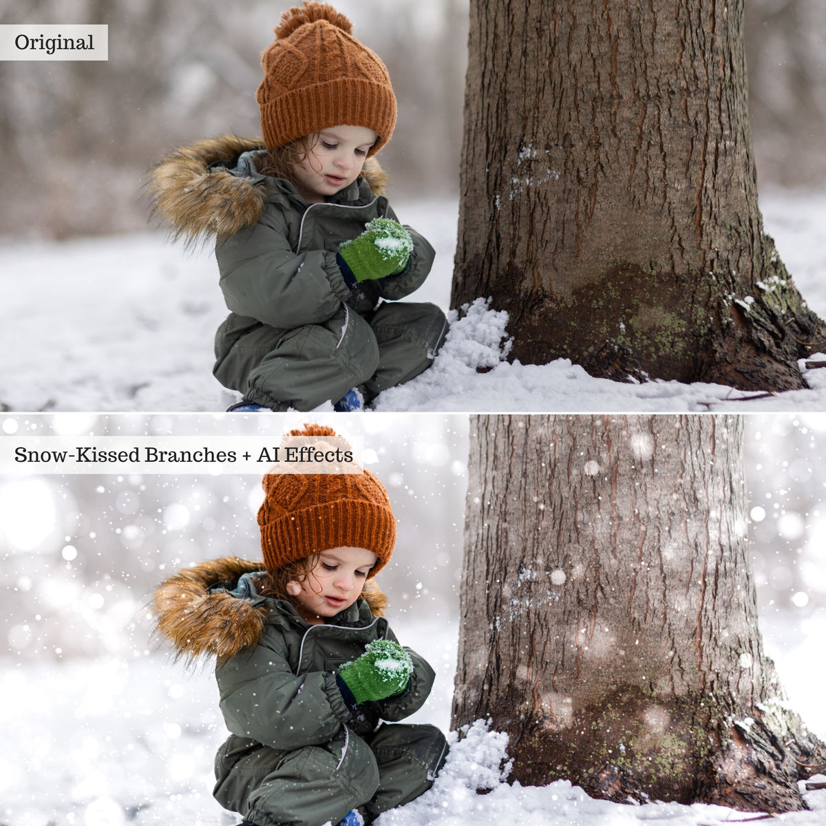 Snow Days Winter Lightroom Presets &amp; AI Tools – Desktop &amp; Mobile