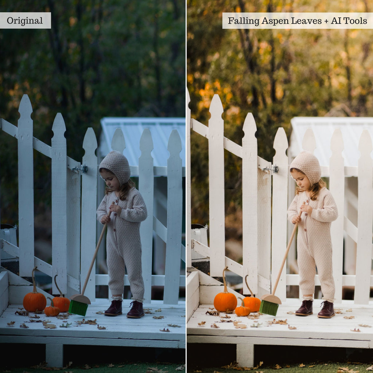 Luxe Hint of Spice Autumn Lightroom Presets &amp; AI Tools – Desktop &amp; Mobile