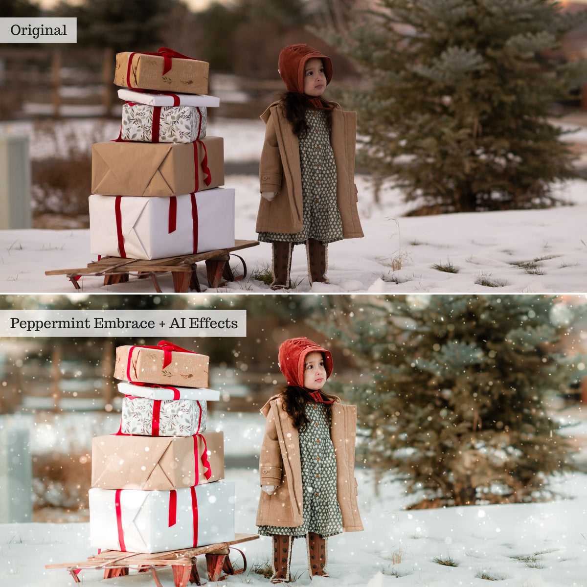 Snow Days Winter Lightroom Presets &amp; AI Tools – Desktop &amp; Mobile