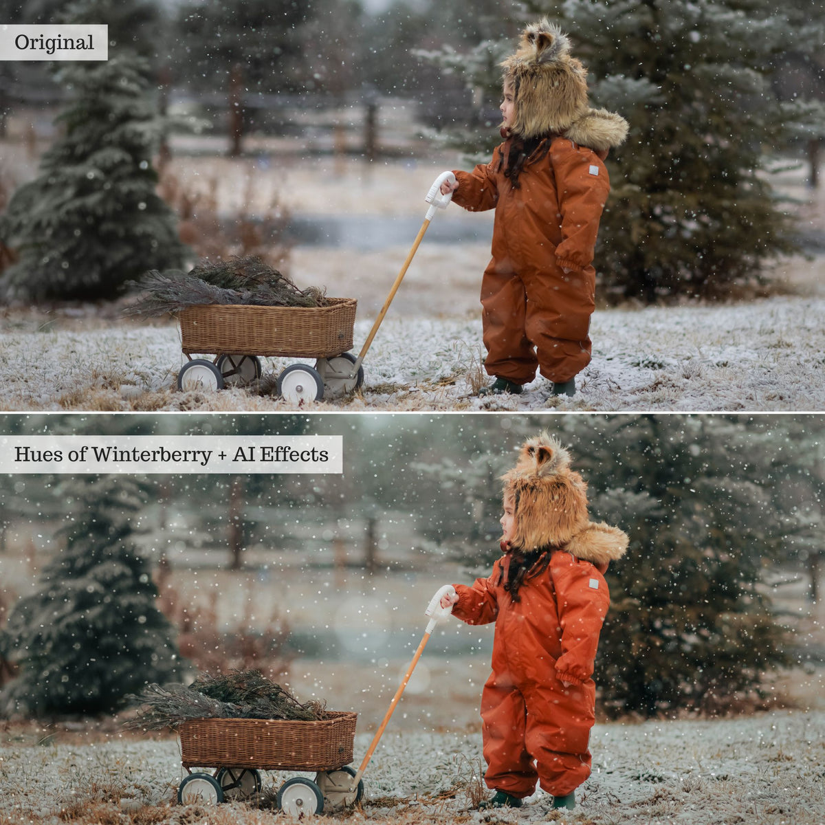 Snow Days Winter Lightroom Presets &amp; AI Tools – Desktop &amp; Mobile