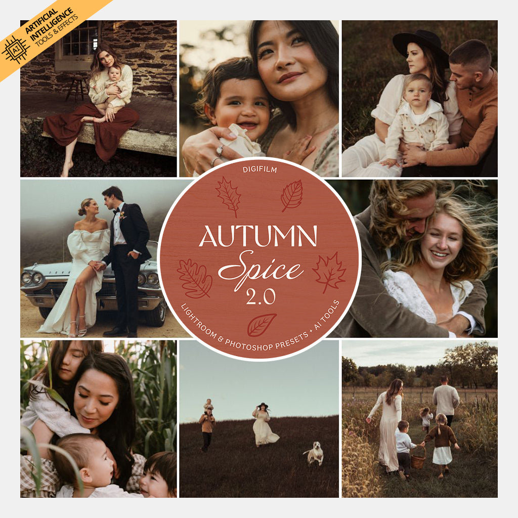 DigiFilm | Autumn Spice 2.0 Lightroom Presets &amp; AI Tools