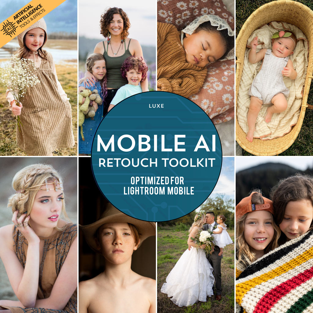 Luxe Mobile AI Retouch Toolkit Lightroom Presets – Desktop &amp; Mobile